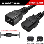 IEC C19 C20 Power Cord 3 x 2.5mm ² 16A 250V Machine Data Server Rack PDU UPS AC Power Supply Cable