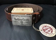 90s 原裝 全新 萬寶路 marlboro classics belt buckle 金屬 皮帶扣 及 真皮 皮帶  HARLEY-DAVIDSON  哈利 LV BV hermes Mandarina Duck  lineabold