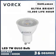 LED 7W GU10 Bulb 36Degree 3000K / 4000K GU10 LED Bulb