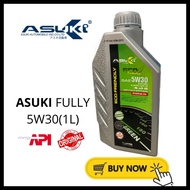 ASUKI 5w30 Fully Synthetic Kereta Motorcycle Engine Oil Minyak Hitam Pelincir Motor Motosikal 1L