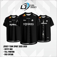 Latest Team Spirit 2025 2026 Jersey Spirit Game Dota 2 CSGO Valorant T-Shirt Free Nickname
