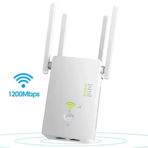AC1200 Wireless 5G WiFi Extender/Router/AP Dual Band Repeater Booster Signal 802.11AC Long Range 120