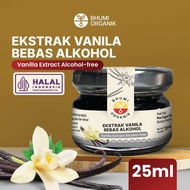 Vanilla Extract Alcoholbebas 25ml - Vanilla Extract Alcohol-free - Organic Bhumi