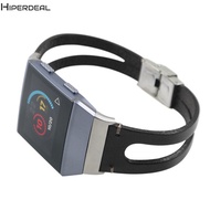 HIPERDEAL Retro Strap For Fitbit Ionic Leather Band Wristband Bracelet Fashion Comfortable Stainless