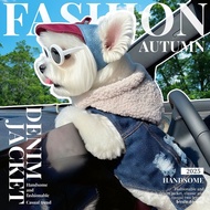 Rock Handsome Denim Clothes Collection Pet Clothing Trendy Fashion Dog Clothes