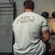 Chris BUM × GBRS GROUP Fitness Sports Casual 100% Cotton Breathable Crew Neck Men's Top T-Shirt 0424