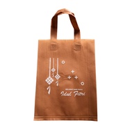 Eid al-Fitr Spunbond Bag 30 x 40 x 8 Eid al-Fitr Goodie Bag/ size 30x40x8 (BROWN 30X40 KETUPAT)