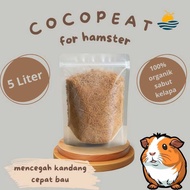 COCOPEAT HAMSTER BEDDING - NATURAL HAMSTER CAGE BEDDING 5 LITER PACKAGING COCOPEAT HAMSTER BEDDING n