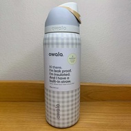 NEW Owala "Picnic Perfection" 32oz Free Sip Gingham Blue Plaid Magnolia-In Hand