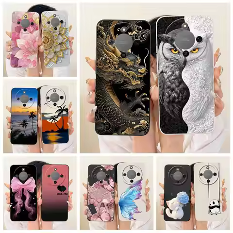 For Honor Magic 8 Lite Case Honor X9d MTN-NX1 Cool Dragon Painted Cover Soft TPU Phone Case For Hono