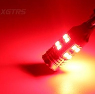 MAXGTRS หลอดไฟ LED Canbus ไฟสำรอง LED 921 912 T15 W16W 1500LM 2X หลอดไฟ LED สีอำพันสีขาว