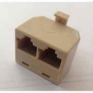 UTP Splitter RJ45 (1 RJ45 Male to 2 RJ45 Female)