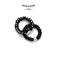 DODO.GOGO | Dây Buộc Tóc Ngọc Trai Cao Su Durable Hàn Quốc Dây Buộc Tóc Đuôi Ngựa Dây Buộc Tóc Dày H