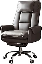 Anatch Office Chair, Adjustable Computer Chair, Ergonomic Desk Chair, Back PC Computer Desk Office Chair - 360 Swivel, Headrest Pillow, Padded Armrests with Footrest Recliner (Grey)