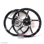 🚗┅YAMAHA LC135 4S / LAGENDA-Z ENKEI FG511 FORGED RACING SPORT RIM WITH BEARING BUSH HUB HYLOS KING DRAG