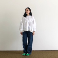 Argyle & Oxford - Broderie Swing Blouse