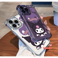 Cartoon Kuromi Clear Casing For Vivo Y200 Y200i IQOO Z9 Turbo Neo 9 Pro 8 7 SE Y77 Y77E Y76S Y52S X6