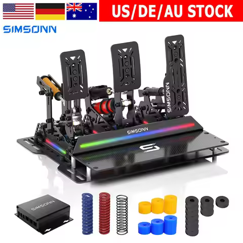 SIMSONN PRO X Ultra Sim Racing Pedals Pressure Sensor Pedal Support VAM VAM RPO Vibration Motor PC R