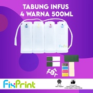 FixPrint Tabung Infus Kotak 4 Warna 500ml Tabung Printer Modif Infus Ink Tank Ukuran 500 ml Compati