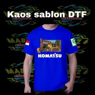 Excavator t-shirt Komatsu / heavy equipment t-shirt / mining equipment T-shirt POLOS