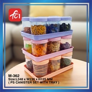 FC1 Hari Raya Bekas Kuih Raya Set Cookies Container Set Balang Cookies Canister Set