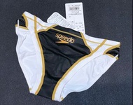 新品出清【SPEEDO】特別製造日本泳褲白色XO號－競賽泳褲／三角泳褲／日版泳褲／低腰緊身泳褲