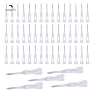 50Pcs Golf Tee Double Layer Plastic Ball Tee Soft Low Resistance Golf Seat Golf Training Tool