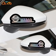 GTIOATO Car Side Mirror Decoration Sticker Car Accessories For Nissan Note GTR Qashqai Serena NV350 Kicks