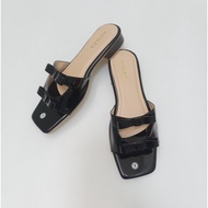 Azalea Jenny in Black - 1 inch Heels Sandals