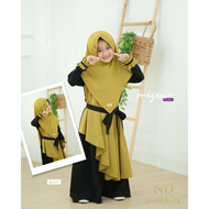 Gamis couple keluarga terbaru 2021 gamis terbaru anak dan ibu Gamis ibu anak perempuan Gamis couple