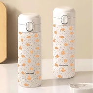 530ml Cartoon Cup, Heat Resistant, Suitable for Office and Home Use, Simple Design, Cute and Warm, B