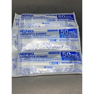 Type 5 Pieces/10 Non-Stick Plastic Syringe Nipro Brand Size 20cc 50cc Feed Animal Syringe Feeding
