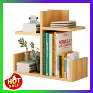 Sturdy Wooden Table Top Book Rack Book Shelf - mawarrose1
