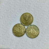 uang koin 500 melati tahun 1997
