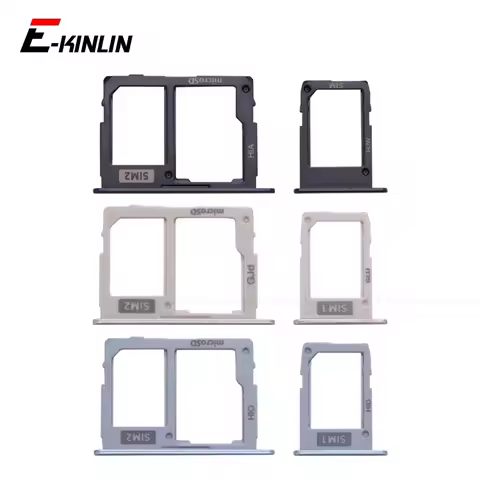 Sim Micro SD Card Socket Holder Slot Tray Reader For Samsung Galaxy J8 J6 J7 J5 2018 2017 Adapter Co