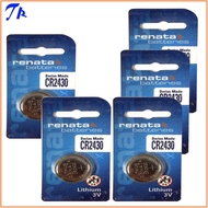 [HCM]5 viên Pin Renata CR2430 lithium 3V Pin remote CR2430