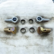 (2pcs) Nipple banjo oil cooler M12 1.25