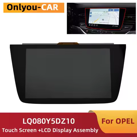 Original 8 inch for OPEL Astra K LCD Touch Screen LQ080Y5DZ10 LQ080Y5DZ06 For OPEL Vauxhall Car DVD 