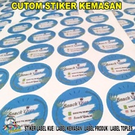 Cetak Stiker/ Buat Stiker/ Stiker Label Makanan Minuman/ uk. 2x2 CM