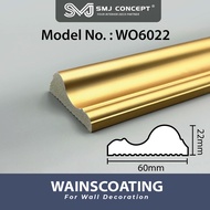 Gold Wainscoting Korean  | DIY Wall Decoration Wainscoting Skirting | High Density Polystyrene | Bin