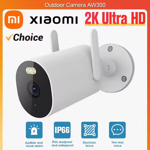 Xiaomi Mijia Outdoor Camera AW300 2K 256GB IP66 FullColor Night Vision WiFi Video Surveillance IP Ca