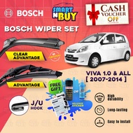 Bosch Clear Advantage Wiper Original Set Front Windshield Cleaner Wiper Viva 1.3 And All 2007 - 2014