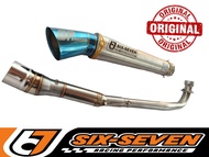 knalpot racing original six seven original for nmax old new aerox 155 lexi vario 125 / 150 beat pcx 