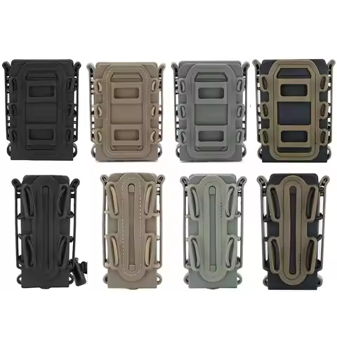 Quick-Draw Magazine Pouch | MOLLE-Compatible AR Platform Carrier | 5.56 & 7.62 Dual-Caliber Secure H
