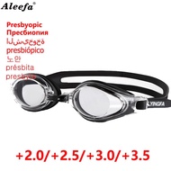 แว่นตาว่ายน้ำสายตายาวแว่นสายตายาวแว่นตาอ่านสำหรับผู้สูงอายุว่ายน้ำ