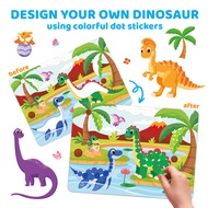 Princess Sticker Kit Puzzle Sticker Book Animal Dot Sticker Art Kit Fun DIY Handcrafts Round Dot Sti