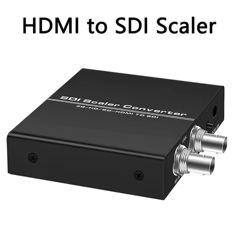 HDMI-compatible to 2 SDI Scaler Converter 1080p Full HD 2 Port SD-SDI/HD-SDI/3G-SDI BNC SDI for TV D