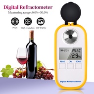เครื่องวัดปริมาณแอลกอฮอลหน้าจอดิจิตอล RZ เครื่องวัดน้ำตาลองุ่นไวน์เบียร์เครื่องวัดความหวาน0 ~ 50%
