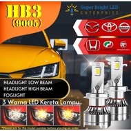 HB3 9005 SIZE 3 IN 1 LED HEADLIGHT