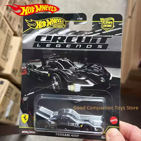 Original Hot Wheelsferrari 499P Number 0 Hidden Items Track Legend Car Culture Series 2025 K Case (M